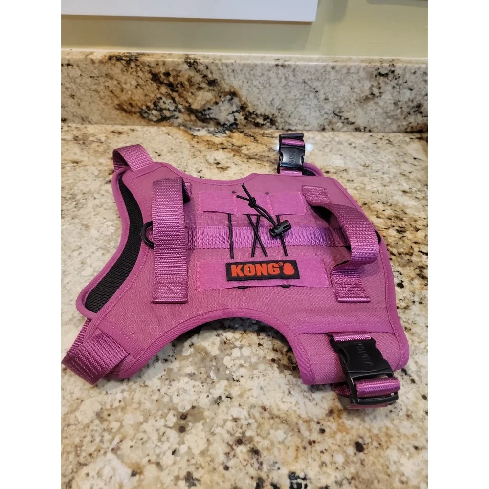 KONG Ultra Durable Dog Harness Pink Size Large Adjustable